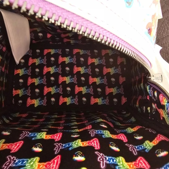 LAST SALE! Lisa Frank X Loungefly Halloween Holo Backpack! Glitter&Glows In Dark - Picture 10 of 16